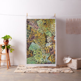 Papiercollagen-Gewebe Milliamperestunde Jongg Stoff