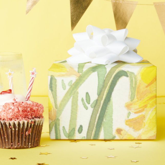 Papiere für die Umhüllung von geröteten Blume Geschenkpapier (Geburtstagsparty)