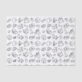 Papiere zum Thema Heimtiere Seidenpapier