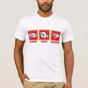 Papierfelsen-Schocker T-Shirt