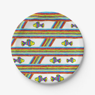 Papierfisch für Teller