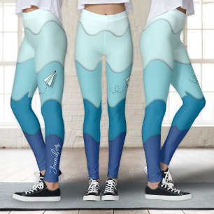 Papierflugzeug   Aktiv, Sport, Yoga Leggings