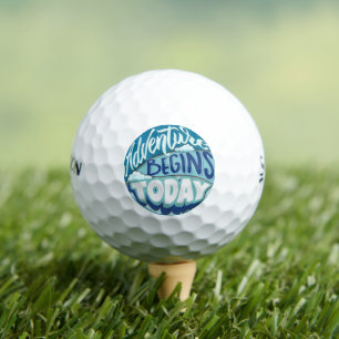 Papierflugzeug Erlebnis beginnt Golf Balls Golfball