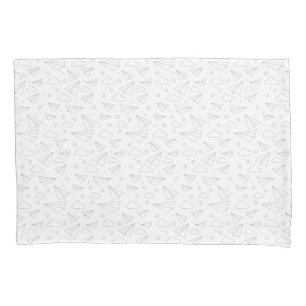 Papierflugzeug-Kissen-Kasten (Standard) Kissenbezug
