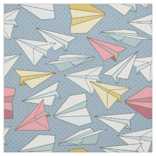 Papierflugzeug Stoff
