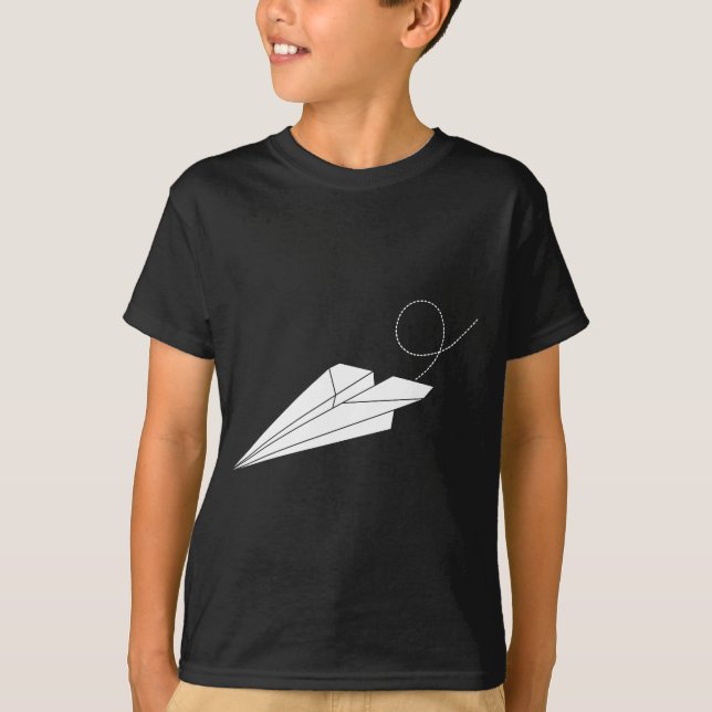 PapierFlugzeug T-Shirt (Vorderseite)