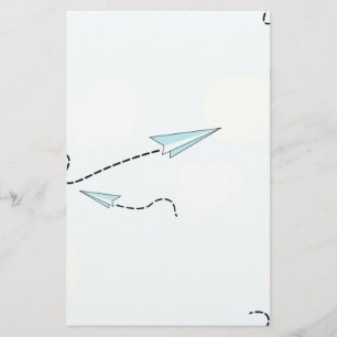 Papierflugzeuge Briefpapier