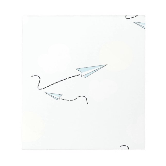 Papierflugzeuge Notizblock (Vorderseite)