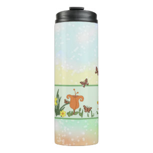Papierfrühling Ostern Thermosbecher