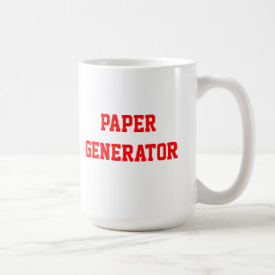 Papiergenerator-Tasse Tasse