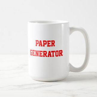 Papiergenerator-Tasse Tasse
