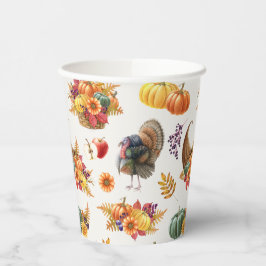 Papiergruppen für herkömmliche Erntedank Pappbecher