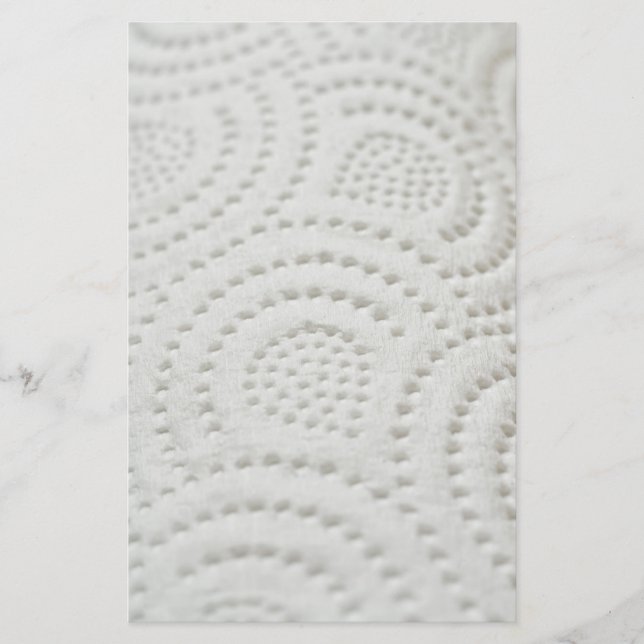 Papierhandtuchtextur niedliche komische Schreibwar Briefpapier (Vorderseite)