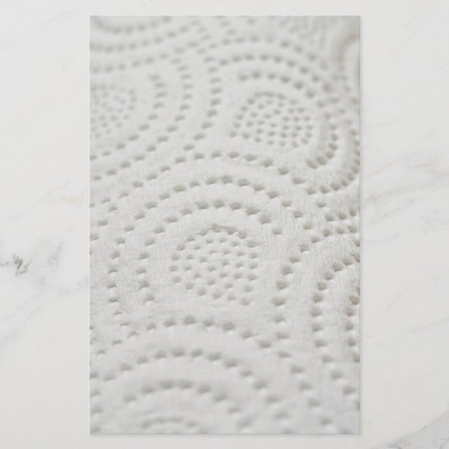 Papierhandtuchtextur niedliche komische Schreibwar Briefpapier (Vorderseite)