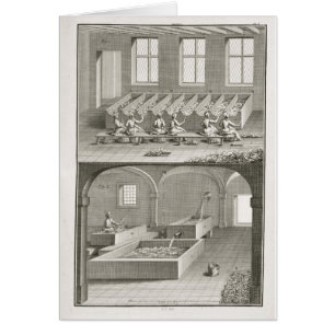 Papierherstellung, von den 'Encyclopedie