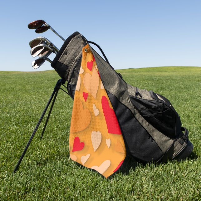 Papierherz 7 golfhandtuch (Gras)