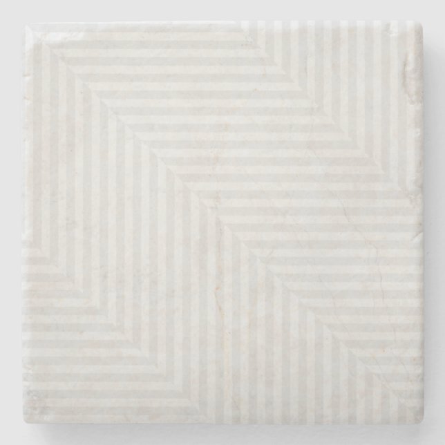 Papierhintergrund des gestreiften Musters Steinuntersetzer (Vorderseite)