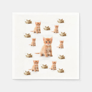 Papierkatze Napkins Serviette