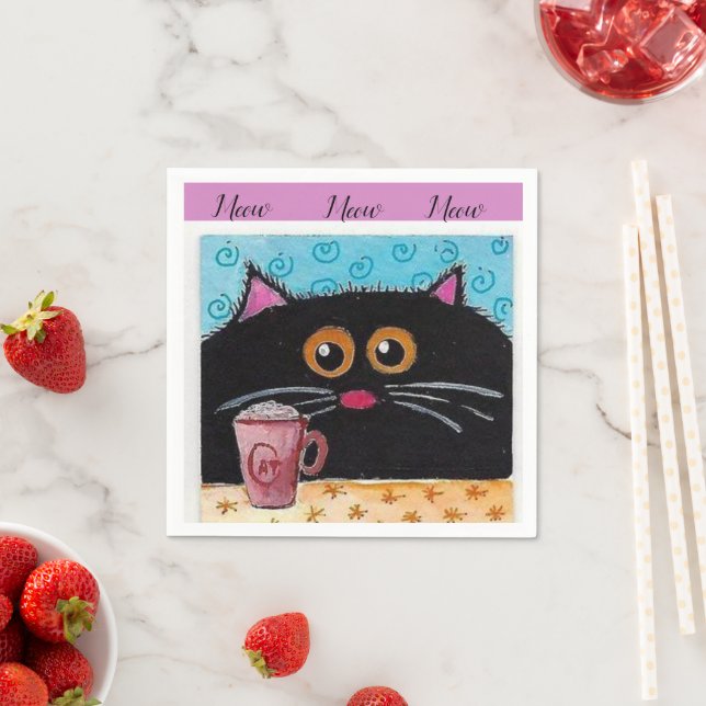 Papierkatze Serviette (Beispiel)