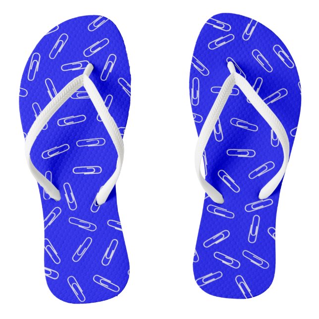 Papierklammern Flip Flops (Fußbett)