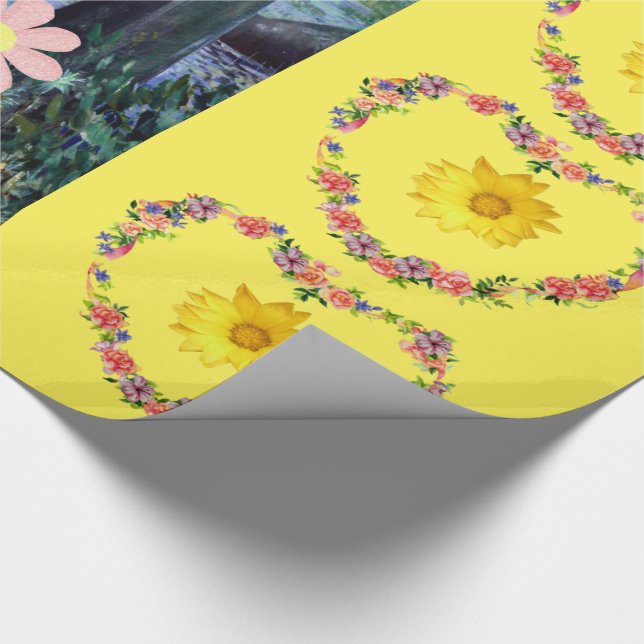 Papierkorb Dinosaurier Geschenkpapier (Ecke)