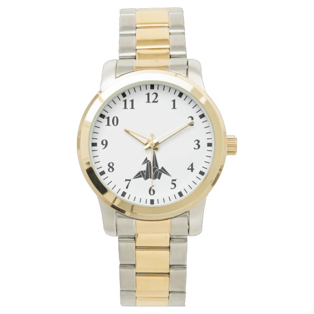 Papierkran Armbanduhr (Vorderseite)