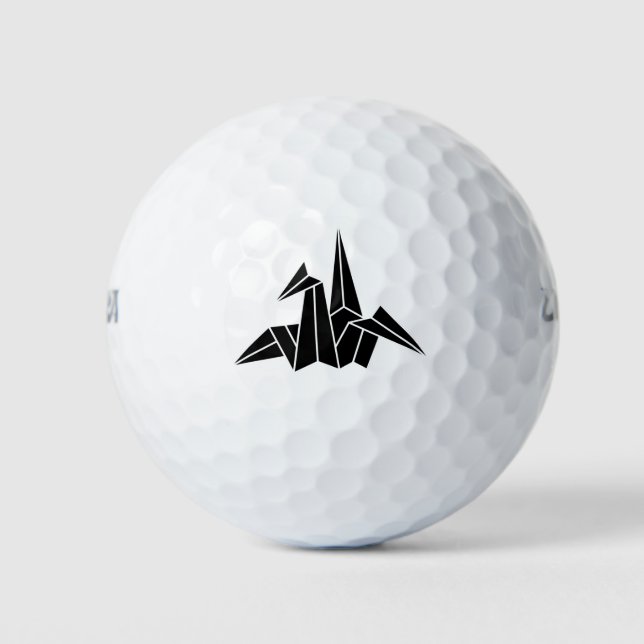 Papierkran Golfball (Vorderseite)