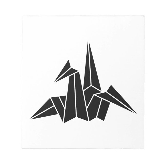 Papierkran Notizblock (Vorderseite)