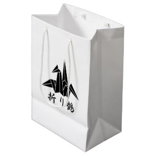 Papierkranich Mittlere Geschenktüte