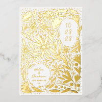 Papierkunst Ländliche Blumen Zur Hochzeit einladen