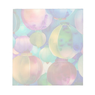 Papierlaternen Notizblock