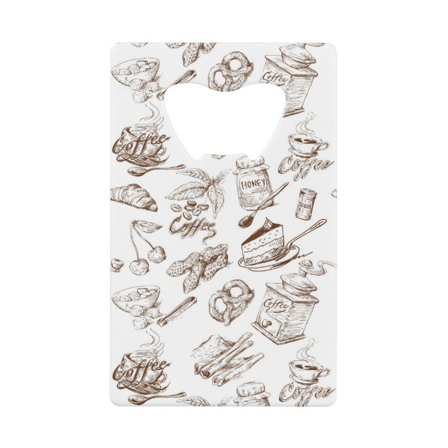 Papiermuster Geldkarten Flaschenöffner (Vorderseite)