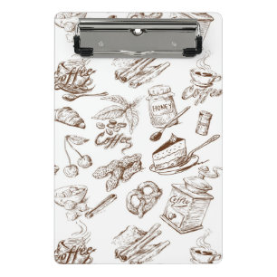 Papiermuster Mini Klemmbrett