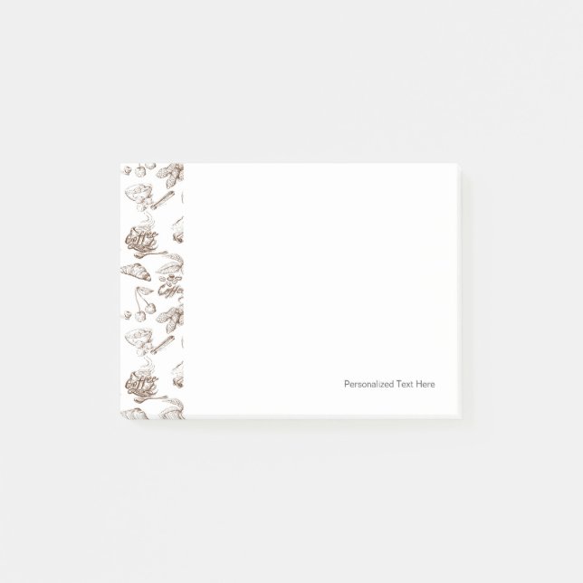 Papiermuster Post-it Klebezettel (Vorderseite)