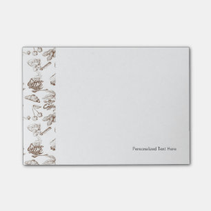 Papiermuster Post-it Klebezettel