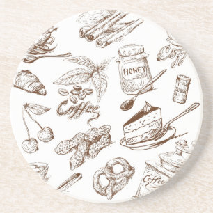 Papiermuster Sandstein Untersetzer