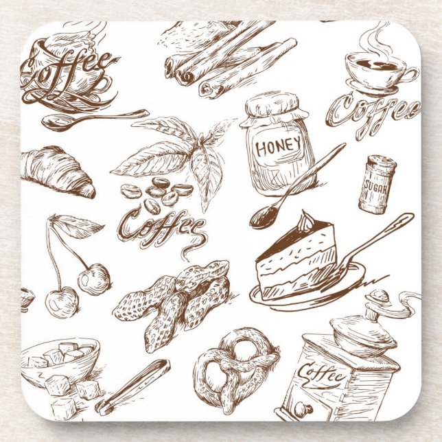 Papiermuster Untersetzer (Vorderseite)