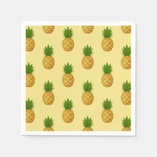 PapierNapkins-Ananas Serviette (Vorderseite)