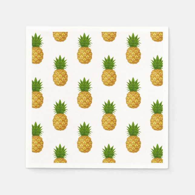 PapierNapkins-Ananas Serviette (Vorderseite)