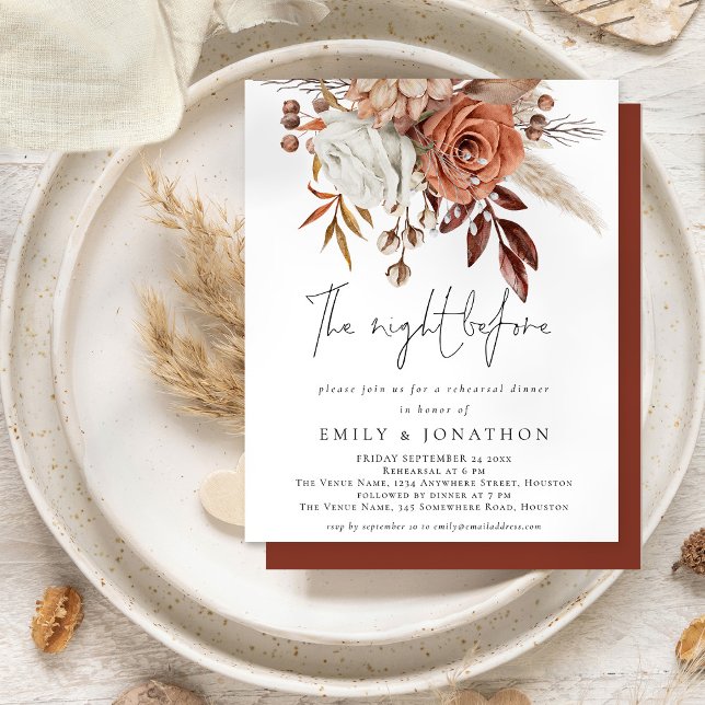 PAPIERNight Before Florals Probe Dinner Flyer (Von Creator hochgeladen)