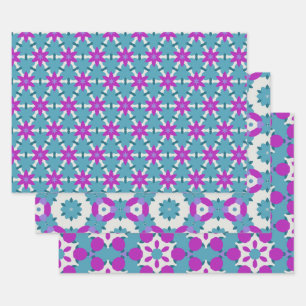 Papierpackung 4 geschenkpapier set