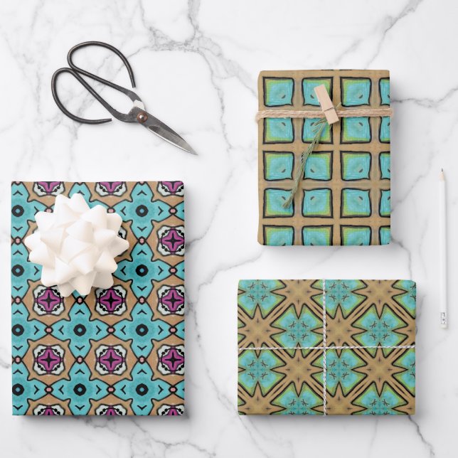 Papierpaket 108 geschenkpapier set (Vorderseite)