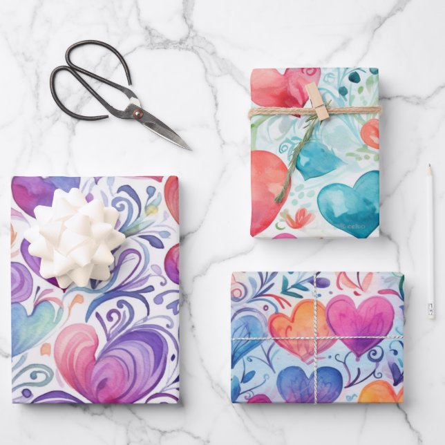 Papierpaket 288 geschenkpapier set (Vorderseite)
