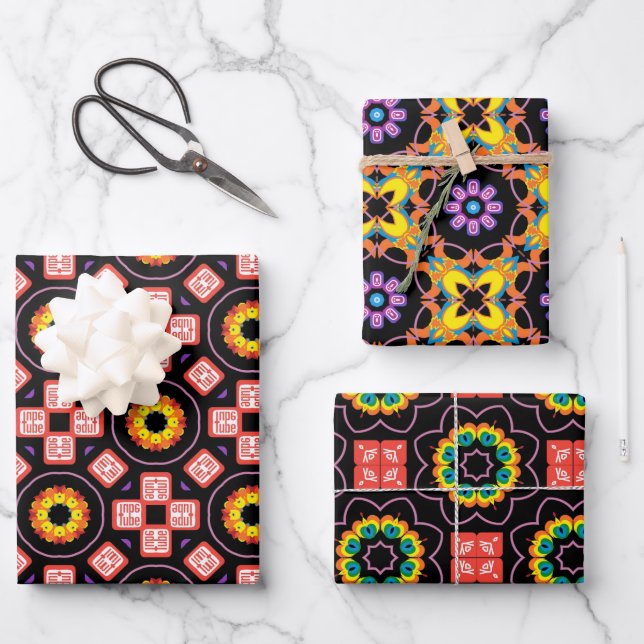 Papierpaket 44 geschenkpapier set (Vorderseite)