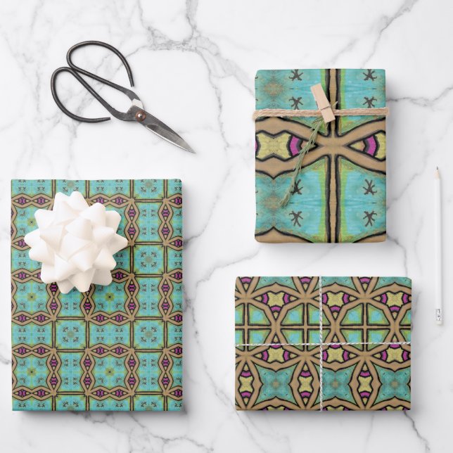 Papierpaket 96 geschenkpapier set (Vorderseite)