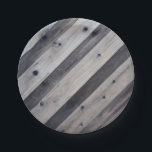 Papierplatte aus grauem Holz Pappteller<br><div class="desc">Eine attraktive,  graue Holzzaun-Papiertafel für diejenigen,  die die Fotografie von natürlichen Texturen mögen,  viele andere Stile und Farben in der Boutique,  die sich gut für einen Grillabend im Freien oder für ein Zusammensein eignen können.</div>