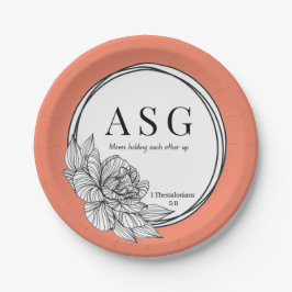 Papierplatte der Gruppe zur Unterstützung von Adop Pappteller