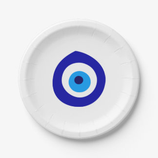 Papierplatte "Evil Eye" Pappteller