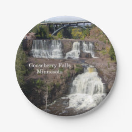 Papierplatte Goosberry Falls Pappteller