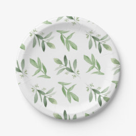 Papierplatte - Grünflächen Pappteller